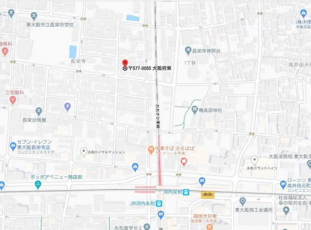 フジパレス長栄寺Ⅰ番館の地図