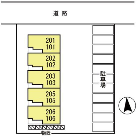 アルカディアの区画図