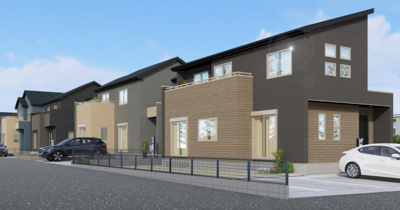 【外観パース】 | 奈良輪戸建４号棟