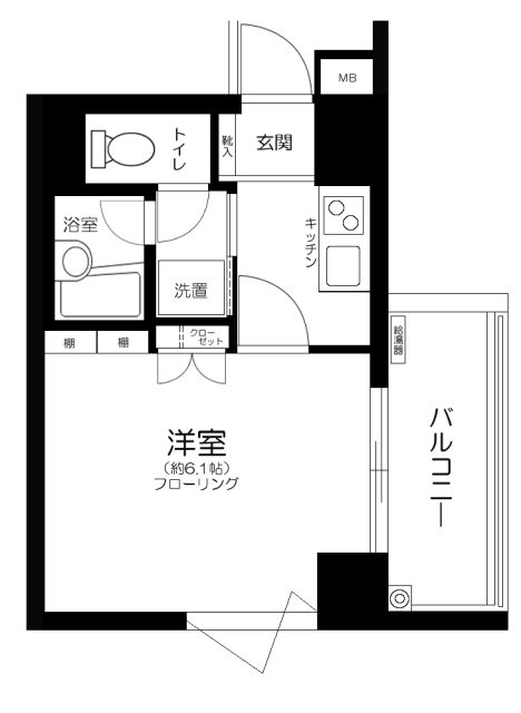 パティオ西早稲田の間取り