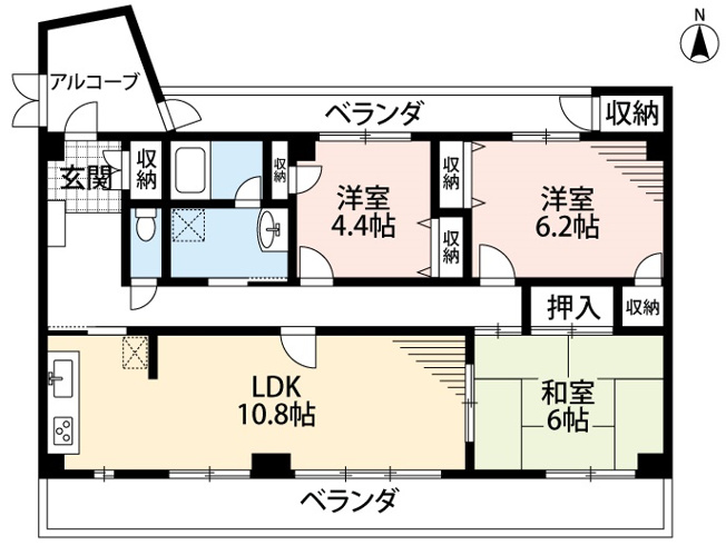 【間取り】 | ＨＡＫビル