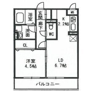 クレールⅤの間取り