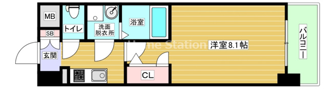 【間取り】 | エスリードレジデンス弁天町グランデ