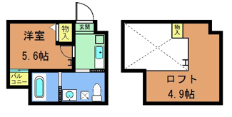 【間取り】 | ロフティ四条大宮