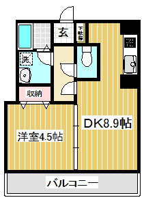 クレールⅤの間取り