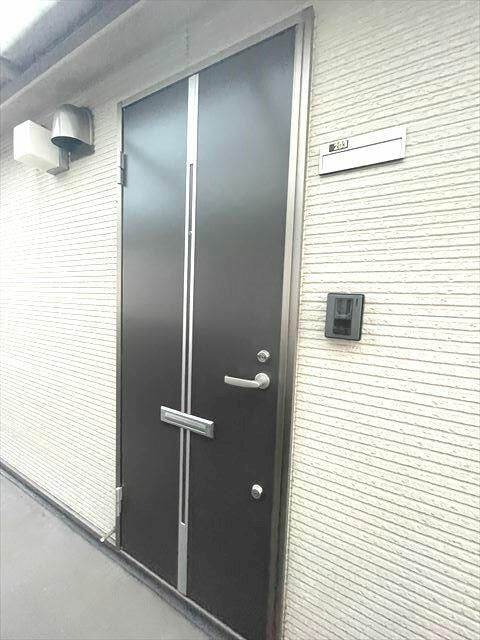 フロイス日吉の玄関