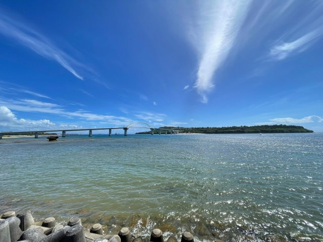 本部町辺名地【リゾート向き売地・3000坪】の周辺|透明度沖縄№１ 瀬底島まで車で5分♪