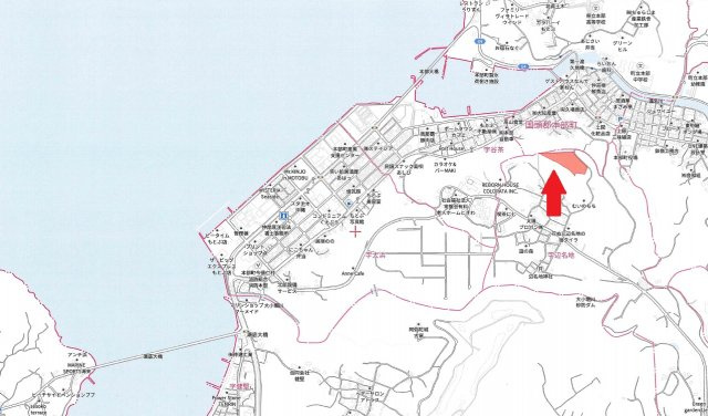 本部町辺名地【リゾート向き売地・3000坪】の地図|地図♪