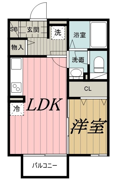 ブルーメ小倉の間取り