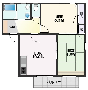 【間取り】 | アピオ千里B棟