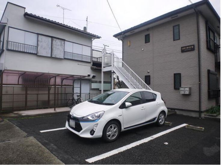 リバーサイドⅢの駐車場