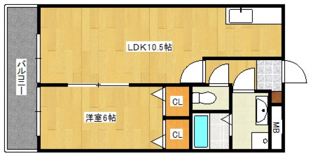 シーベル【キャッシュバック対象物件】の間取り