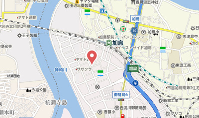 【地図】 | ガゼルノア加島Ⅱ