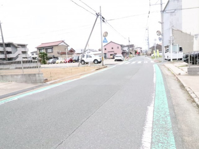 【前面道路含む現地写真】 | 豊川市中条町鴻ノ巣土地