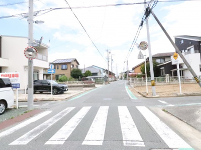 【前面道路含む現地写真】 | 豊川市中条町鴻ノ巣土地
