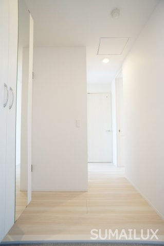 熊本市西区上代２丁目のアパートの玄関