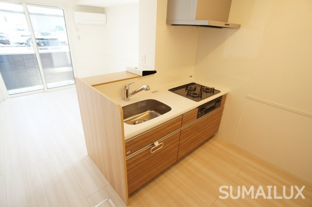 熊本市西区上代２丁目のアパートのキッチン