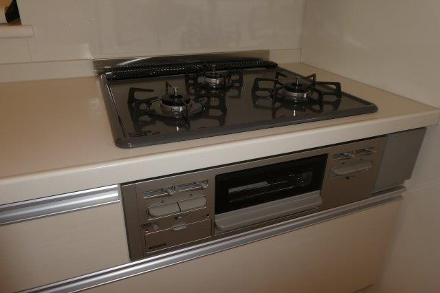 モデレート．Ｋのキッチン|３口ガスコンロ