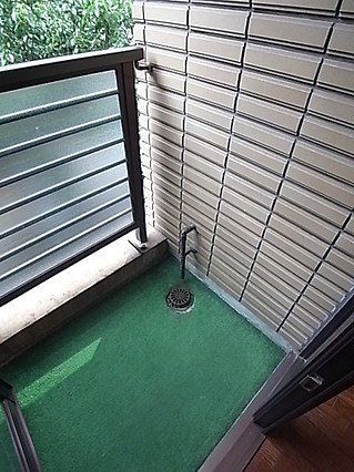 坂口ポートハイツのバルコニー