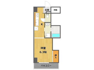 ドミトリー甲子園の間取り