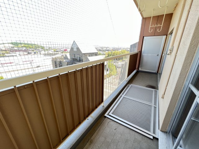 ココモタウン2番館のバルコニー