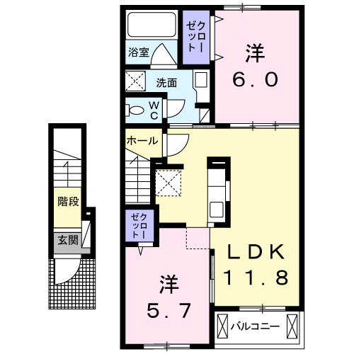 ファミールレイの間取り