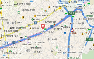 【地図】 | Log初台