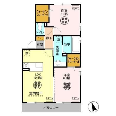 【間取り】 | アンジュームG