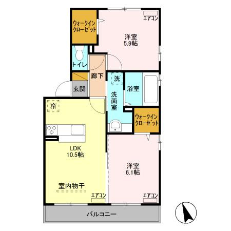 【間取り】 | アンジュームG