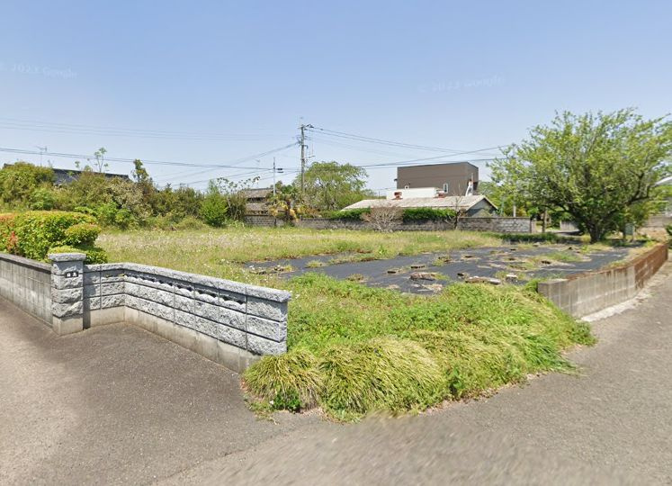 都城市上水流町の売地の外観