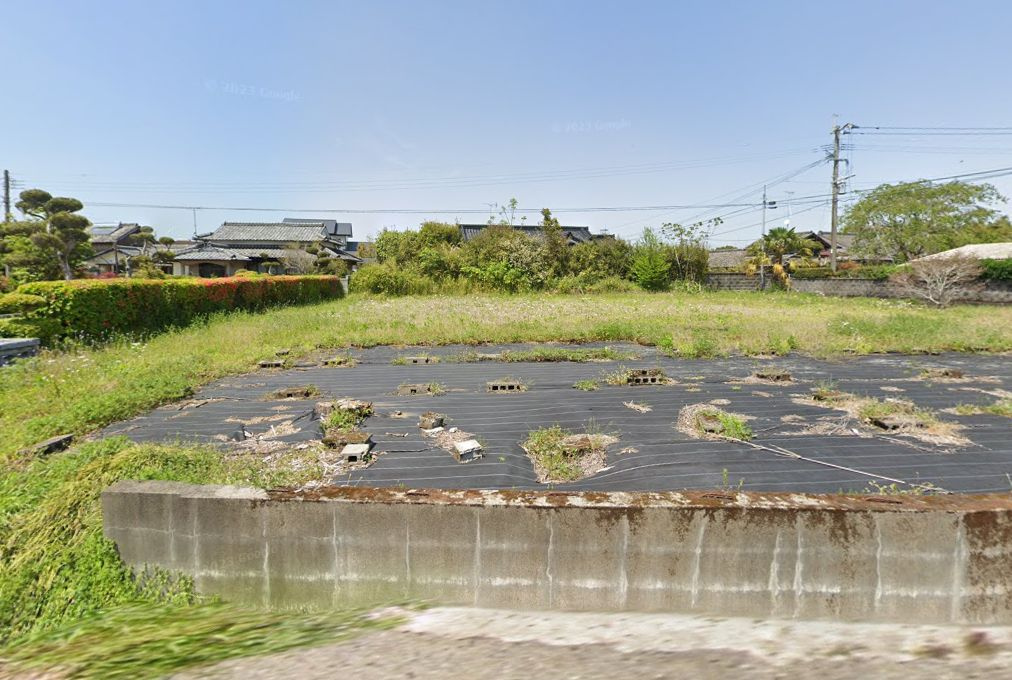 都城市上水流町の売地の外観