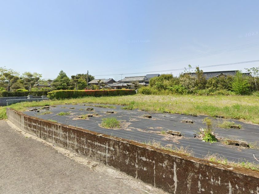 都城市上水流町の売地の外観