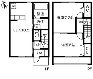 【間取り】 | グラシア阿見 C