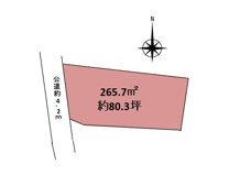 常総市向石下売地400の画像