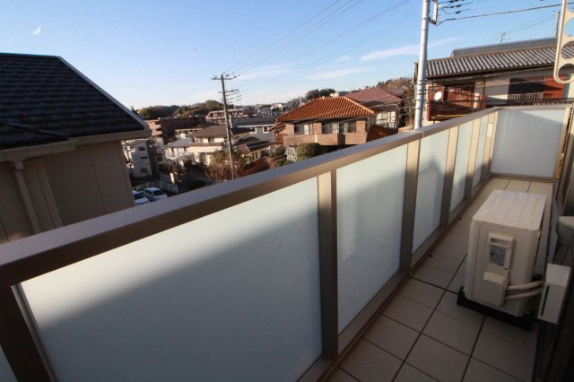 ルミエルAのバルコニー