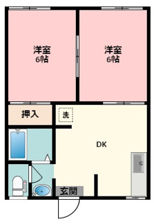 【間取り】 | フラワーハイツ