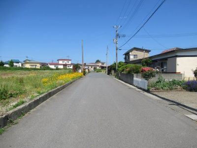 【前面道路含む現地写真】 | 能代市十洲崎・売地★商談中★