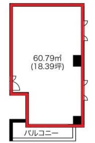 【間取り】 | 西区那古野2丁目貸事務所M