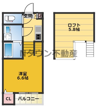 【間取り】 | stage黒門町 | 使いやすい間取りです