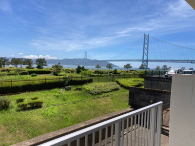 【展望】 | メゾン舞子ショアー | バルコニー明石海峡大橋・淡路島望めます♪