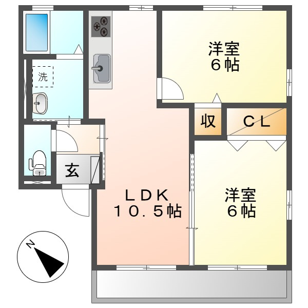 HOPELODGE　Gの間取り