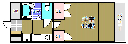 キャッスル山村の間取り