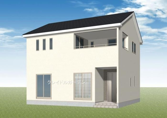 玉村町五料第９（全4棟）2号棟の外観パース|外観パースです