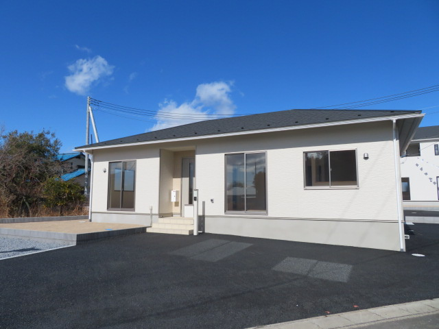 玉村町五料第９（全4棟）4号棟・平家の外観|外観もきれいです