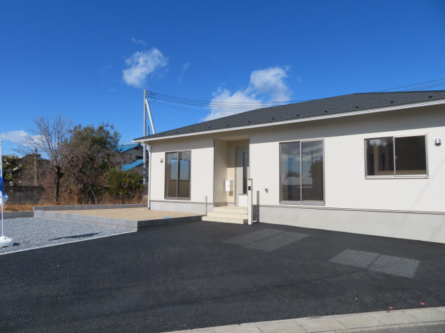 玉村町五料第９（全4棟）4号棟・平家の外観|外観もきれいです