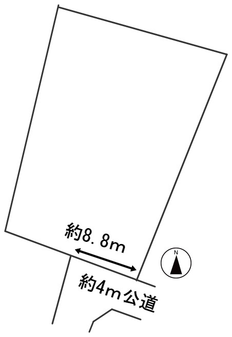 ５９２６８　岐阜市加野土地の区画図