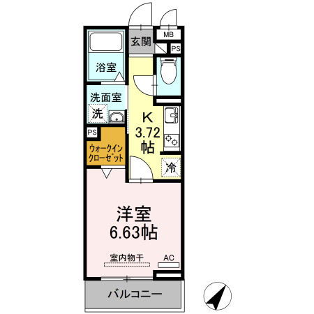 シェノン二本木新町　　刈谷市近郊の賃貸はクラスホームの間取り