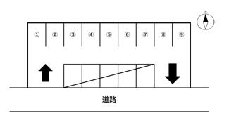【区画図】 | 高屋西浦 月極駐車場