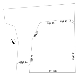 【土地図】 | 河辺売地(師岡町2丁目）