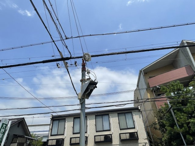 細谷モータープール2号  平面月極駐車場　53番地　プラージュ芦屋横のセキュリティ